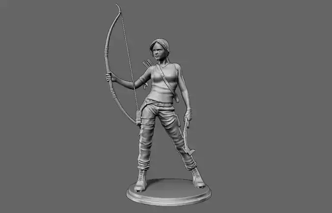 Tomb Rider sculpt 3D model