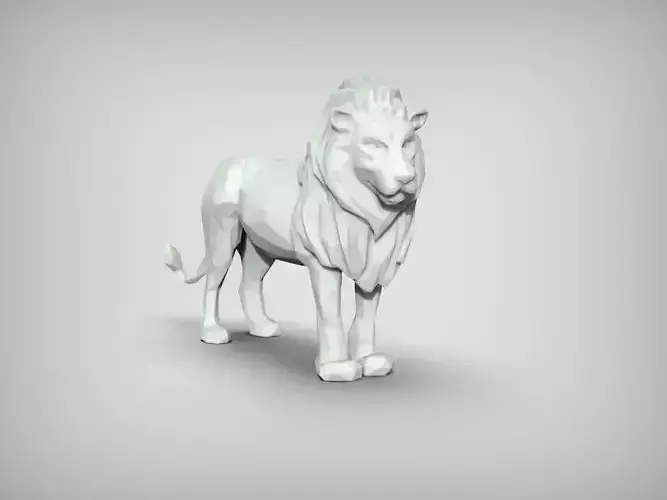 Lion - Low Poly 