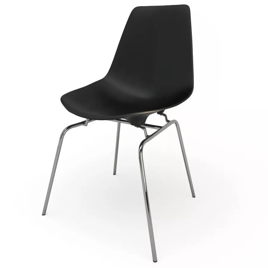 Eames DSX Chair Vitra 3D model_0