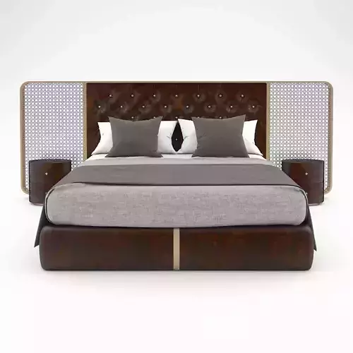 Chevron Bed 3D model