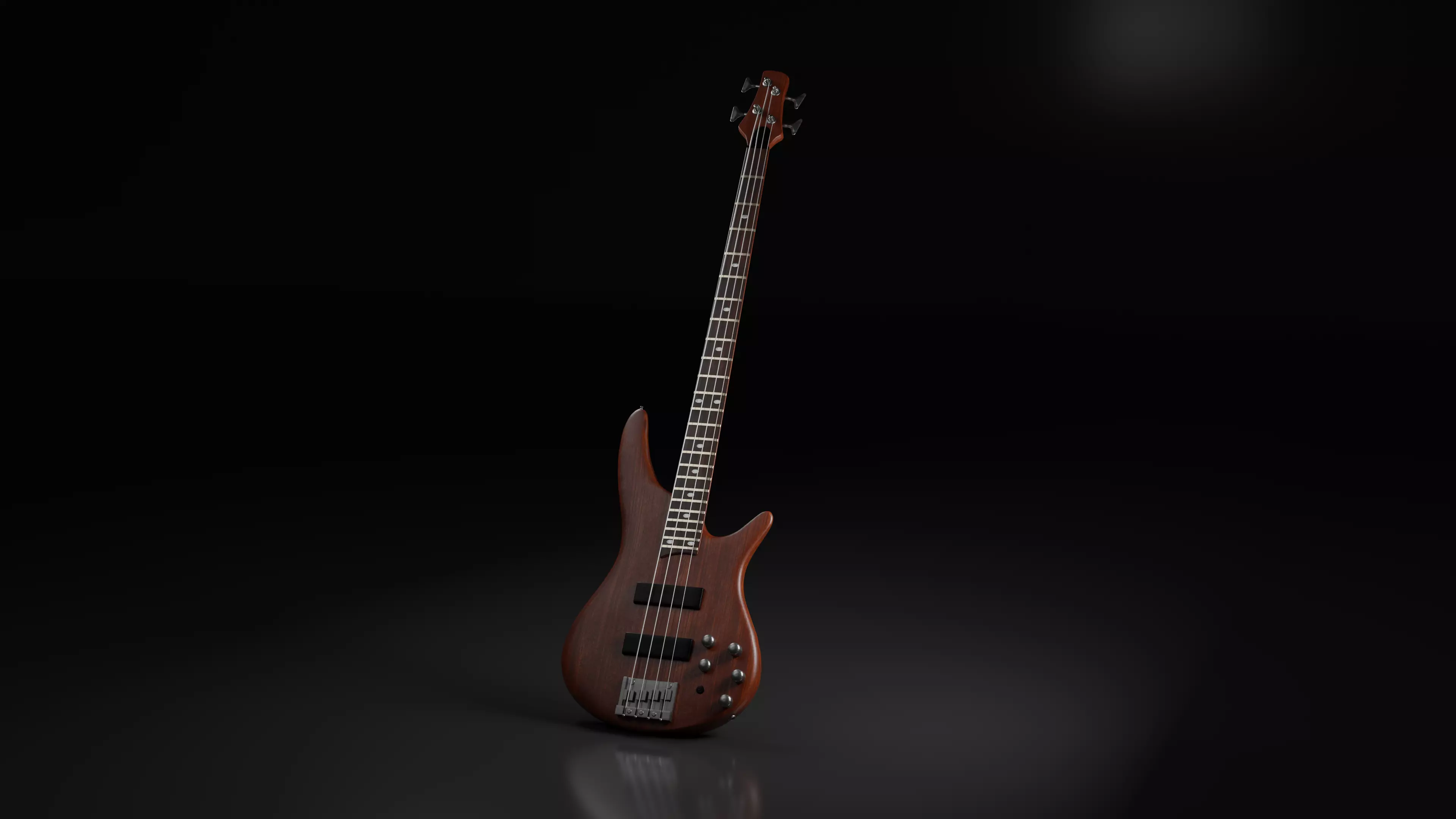 Electric bass 3D model
