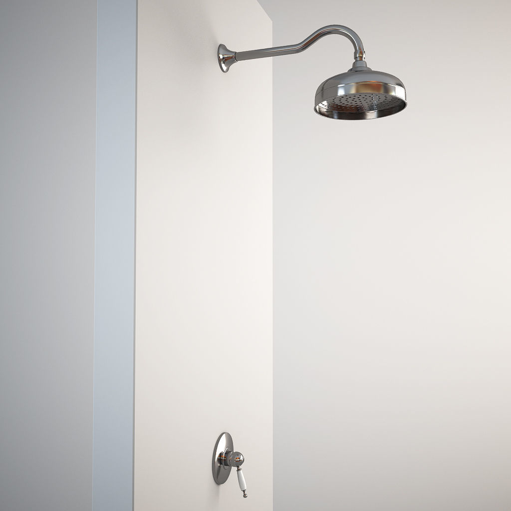 Classic Shower - built in 3D model_1