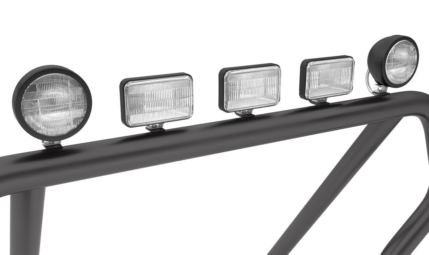 OFF ROAD ROLL BAR 1 3D model_2