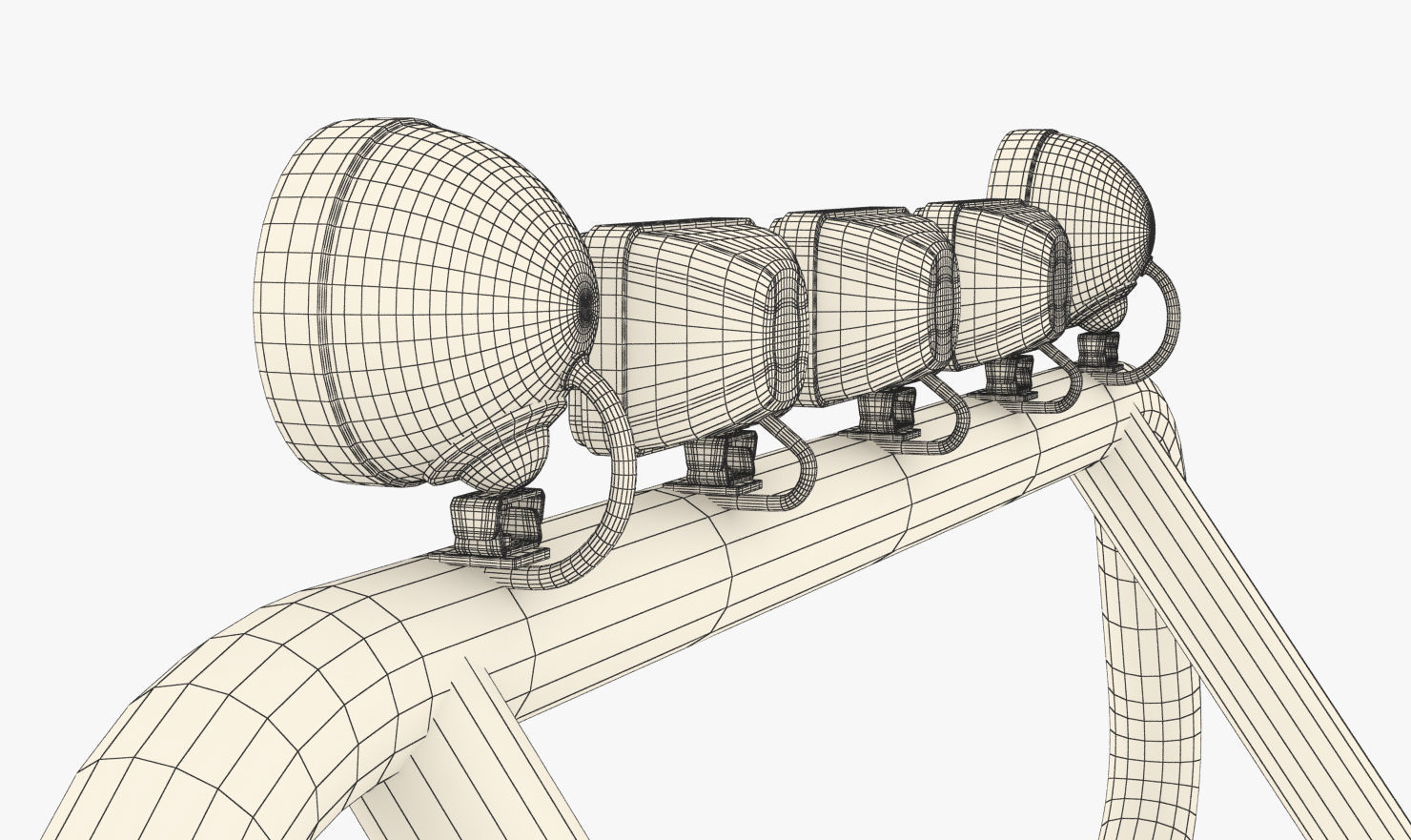 OFF ROAD ROLL BAR 1 3D model_9