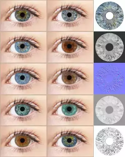 Iris Vol 02 Texture Maps