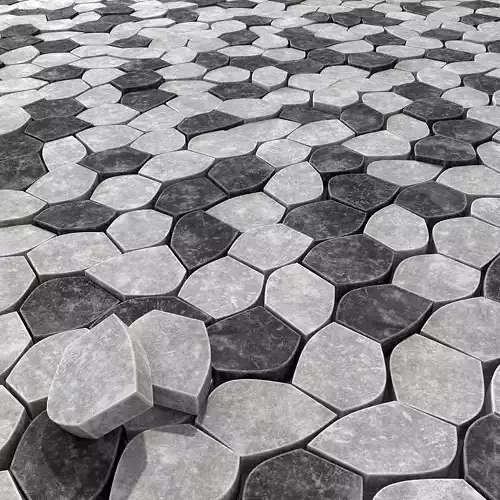 Paving Ngon road 3D model