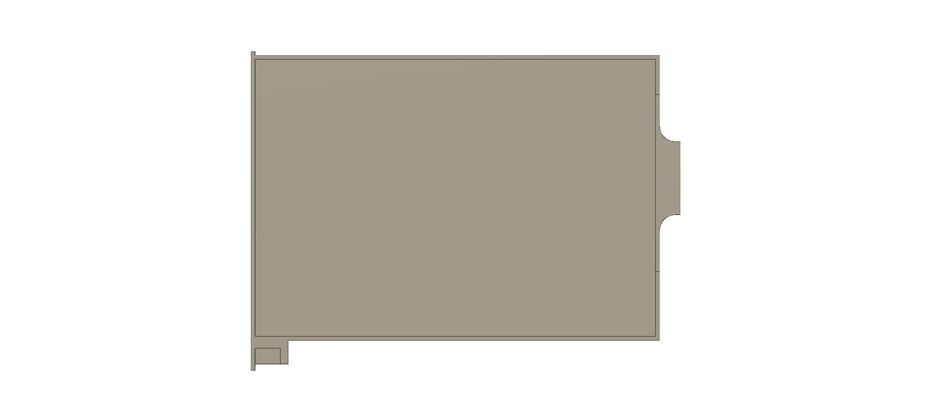 SSD Harddrive Holder Dell Precission M6600 3D print model_1