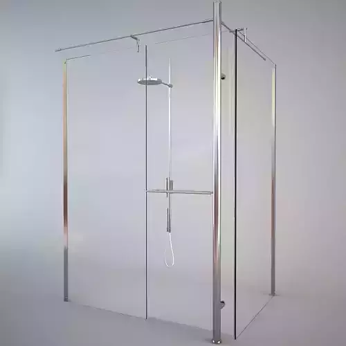 TDA Still Angolo Shower Cabin and Fantini Zen Shower