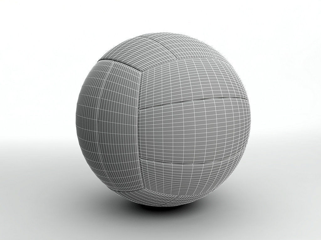 Volleyball ball 3D model_1