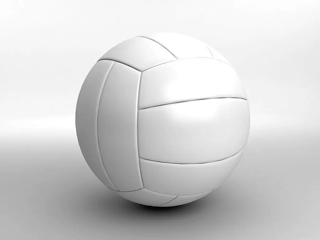 Volleyball ball 3D model_0