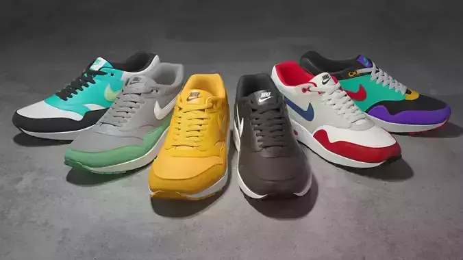 Nike Air Max 1 v2 3D model