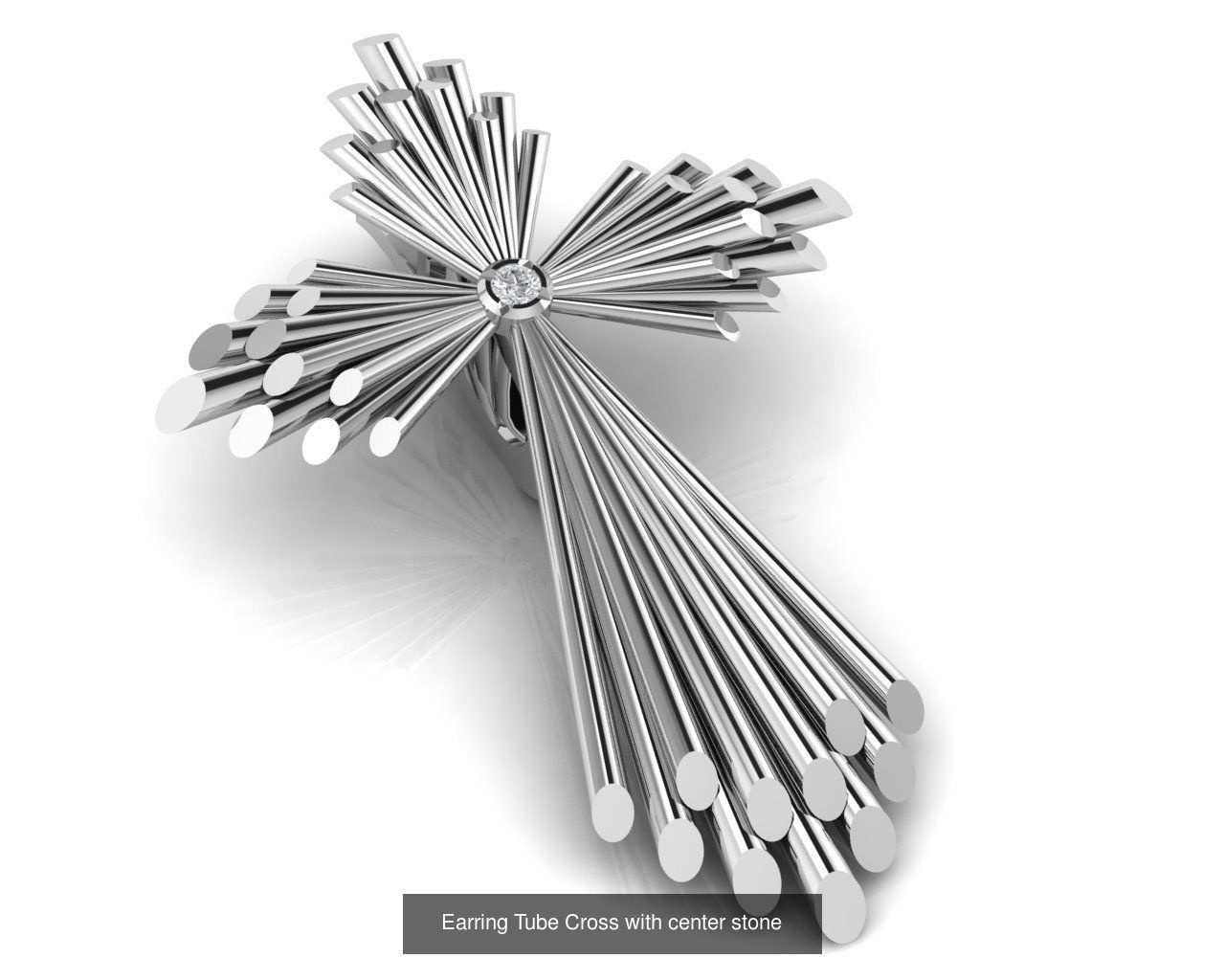 Tube Cross 3D Model Collection_3