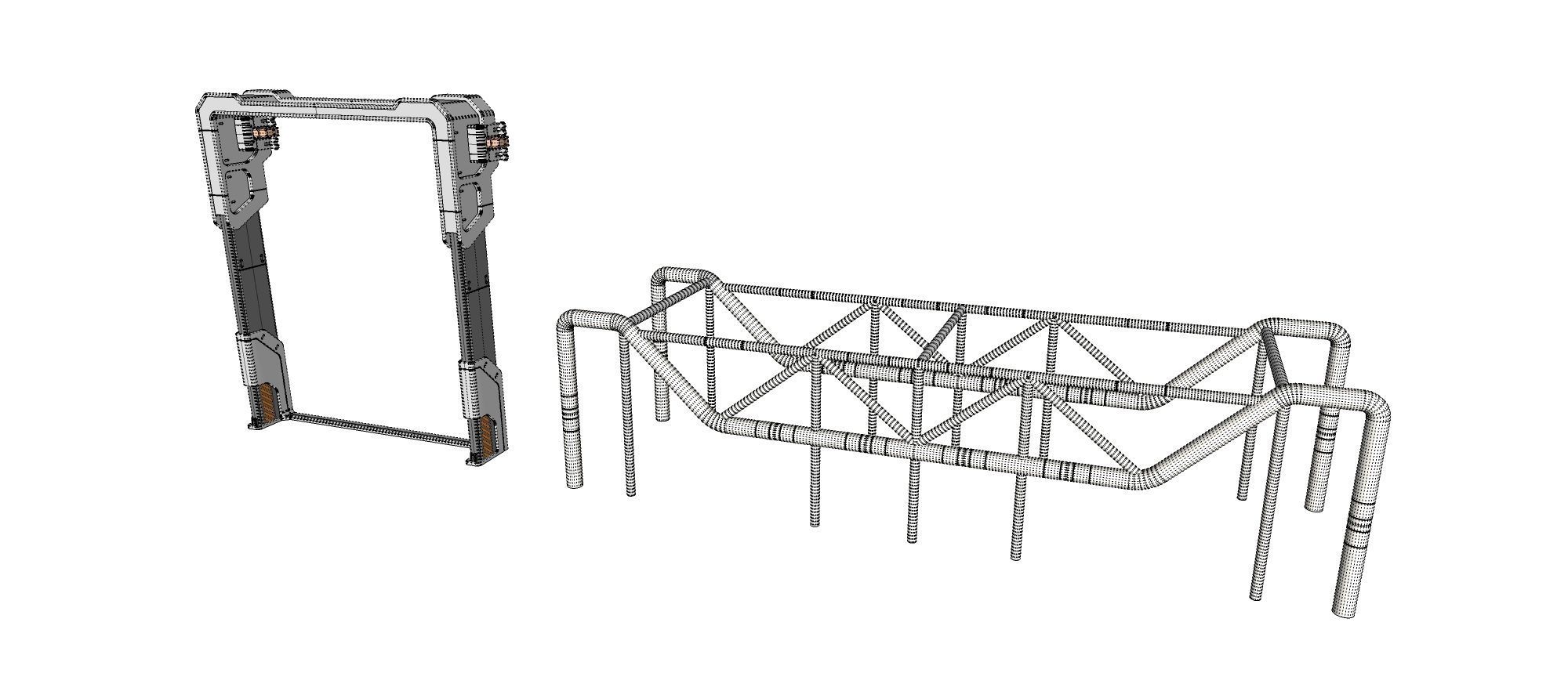 sci-fi Architecture kitbash 6 3D model_32