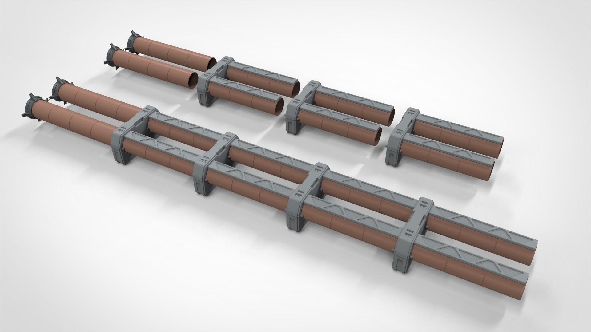 sci-fi Architecture kitbash 6 3D model_20