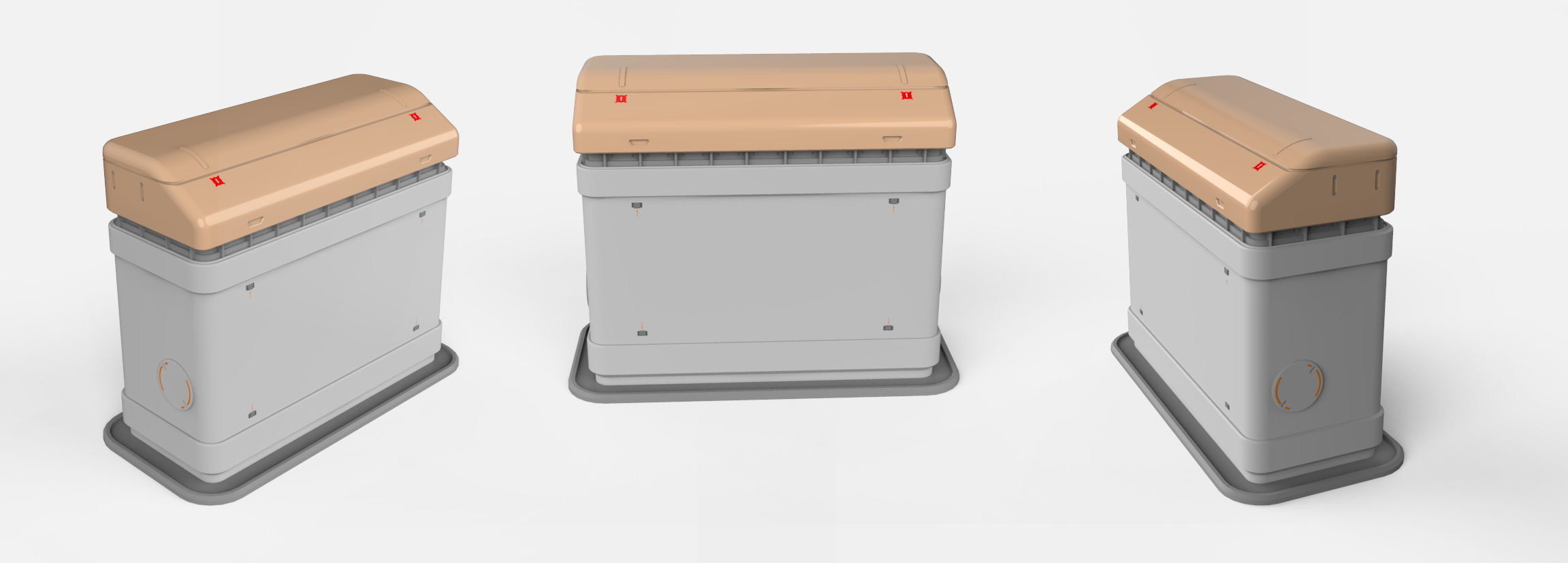 sci-fi Architecture kitbash 6 3D model_14