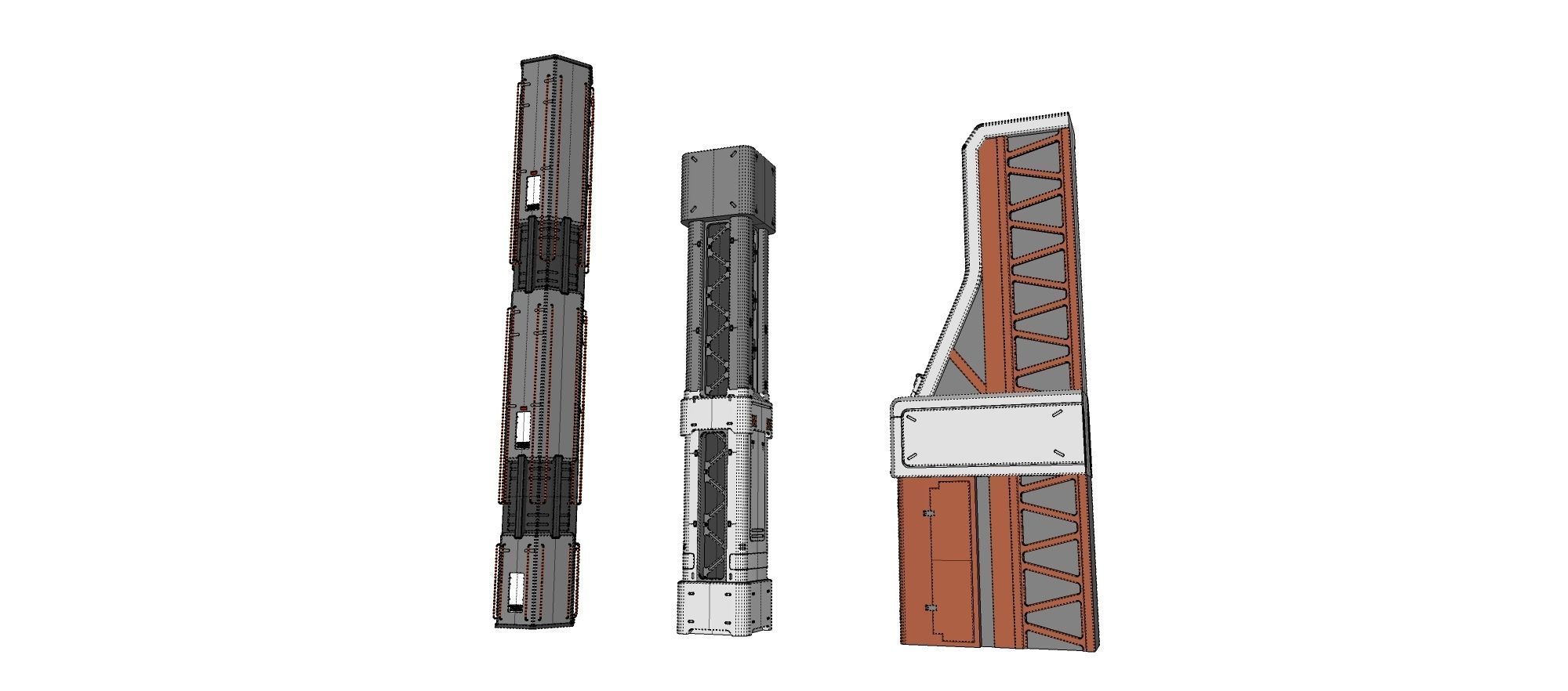 sci-fi Architecture kitbash 6 3D model_27