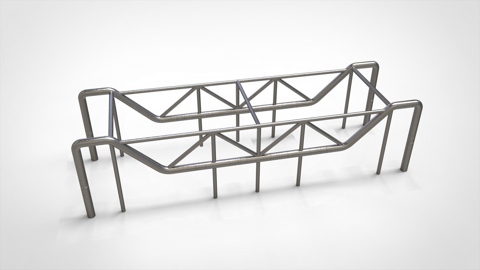 sci-fi Architecture kitbash 6 3D model_4