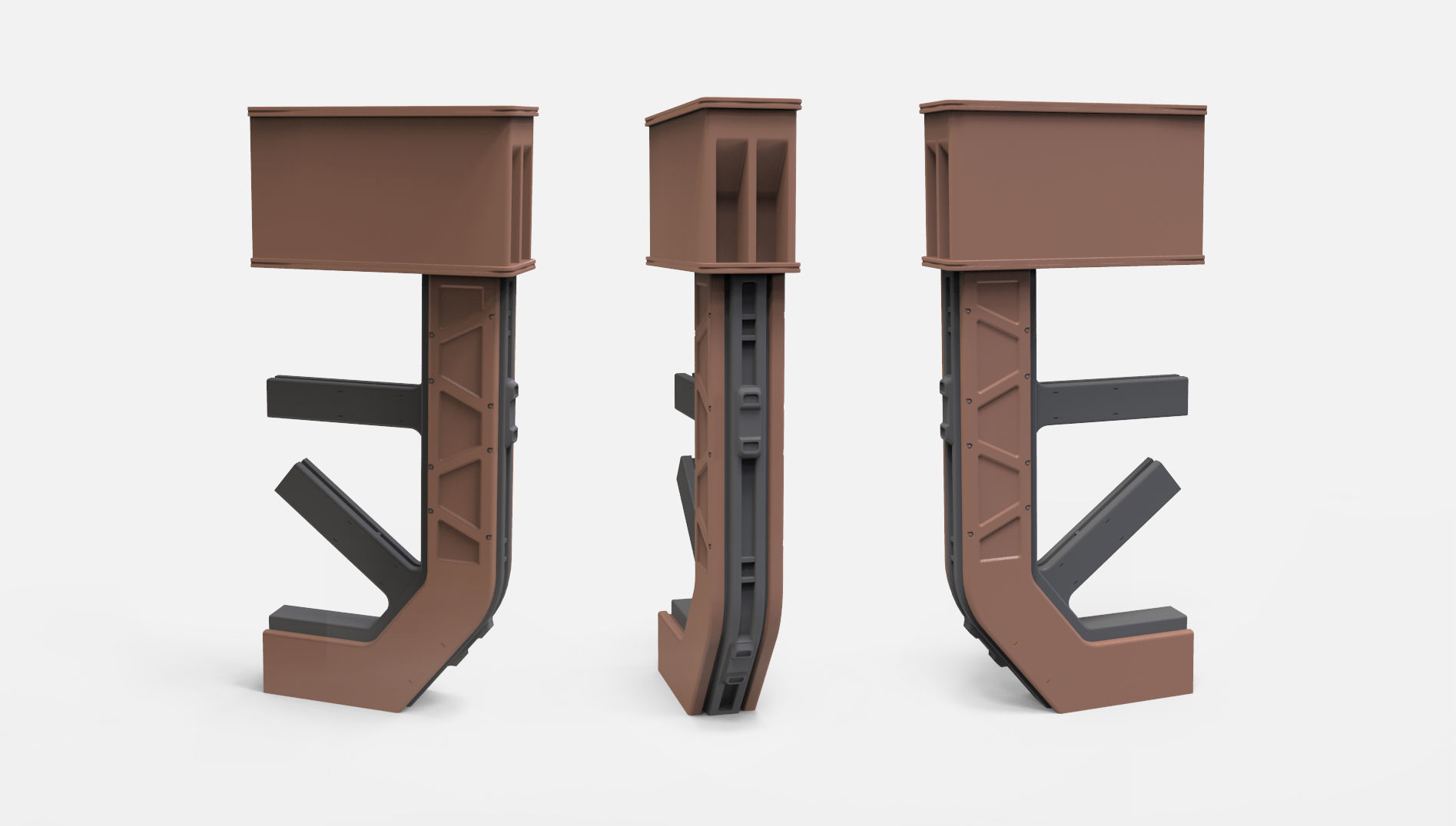 sci-fi Architecture kitbash 6 3D model_26