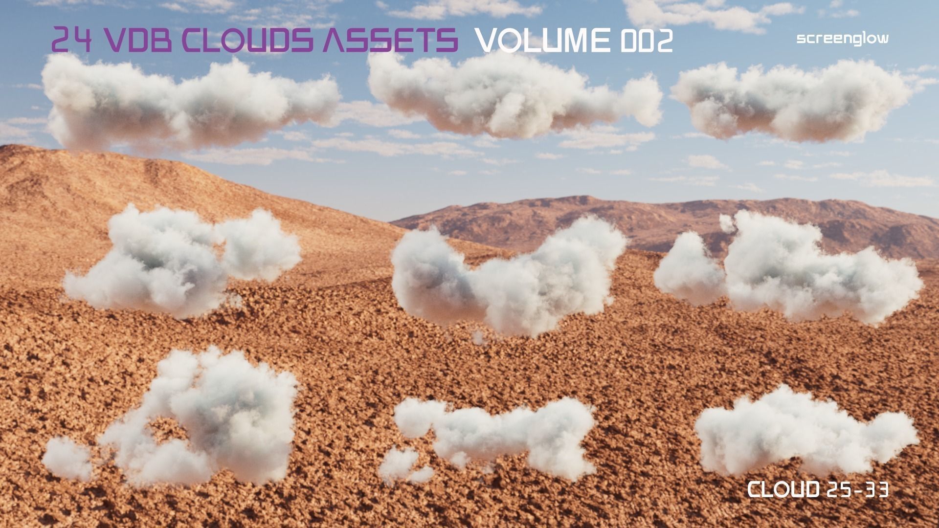 VDB Clouds Volume 2 3D model_1