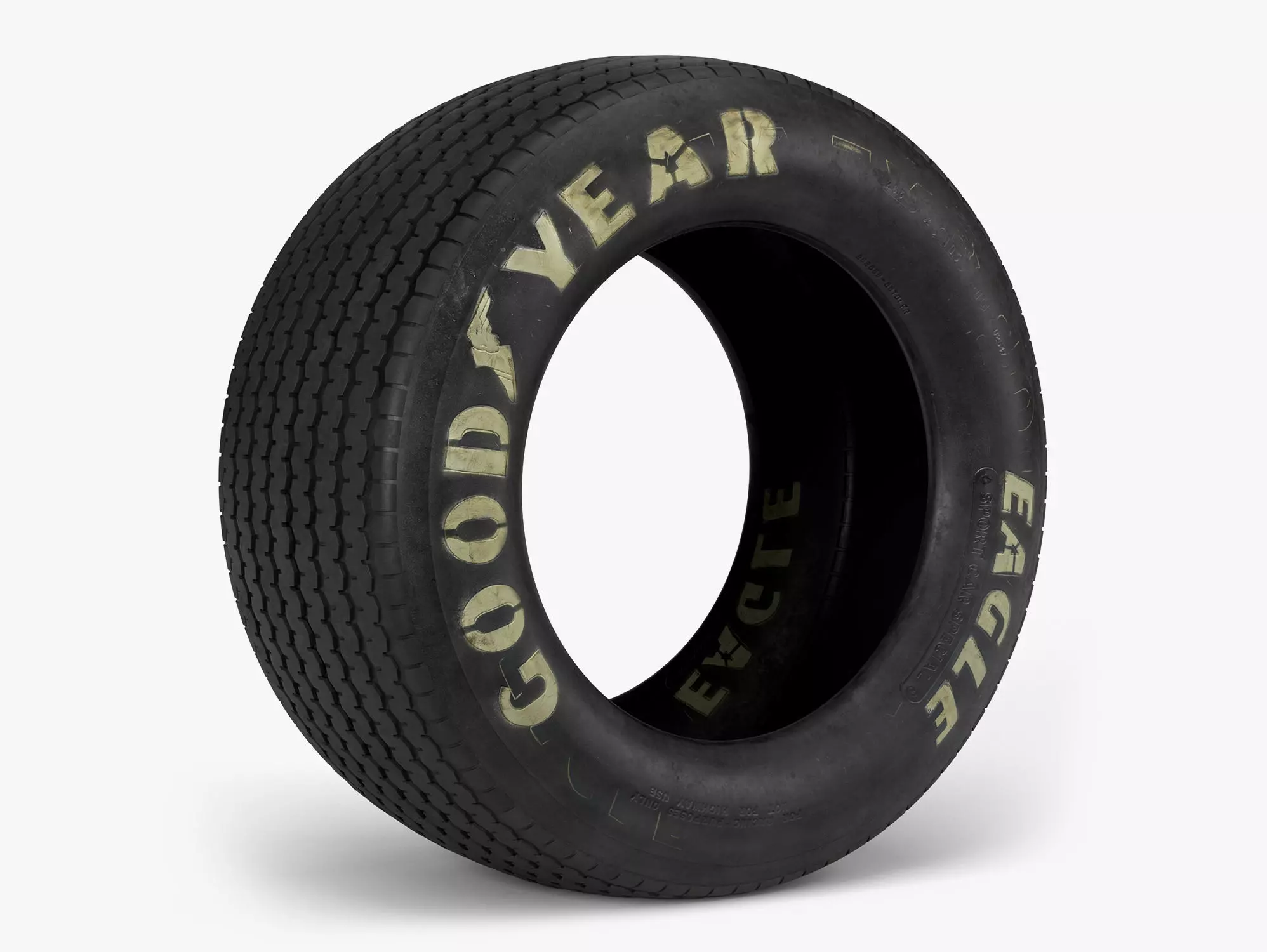 Goodyear Billboard Tire 3D model_0