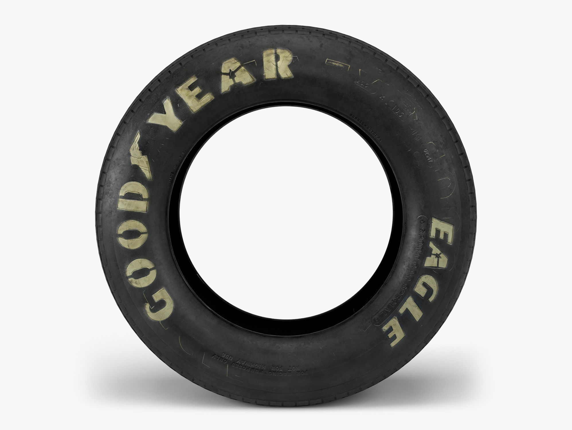Goodyear Billboard Tire 3D model_1