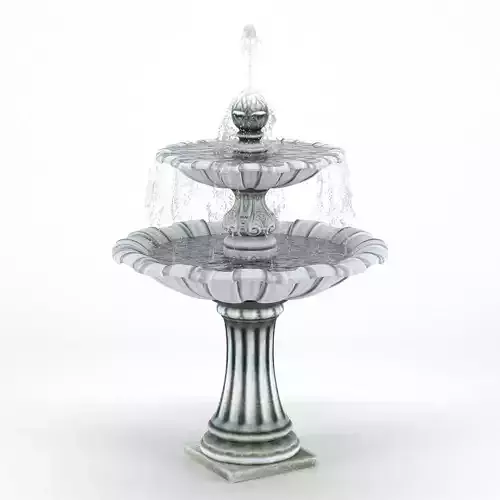 Garden Fountain for ArchViz