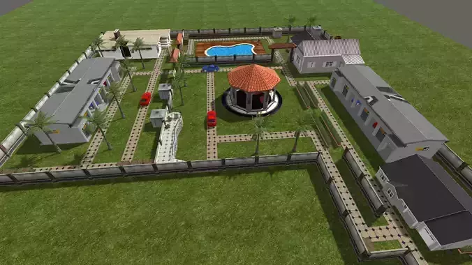 Farm house 3d Environment Unity