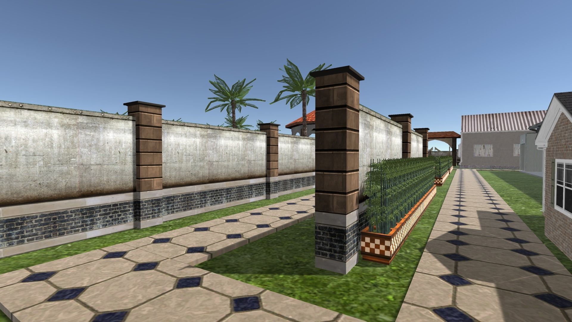 Farm house 3d Environment Unity Low-poly 3D model_6