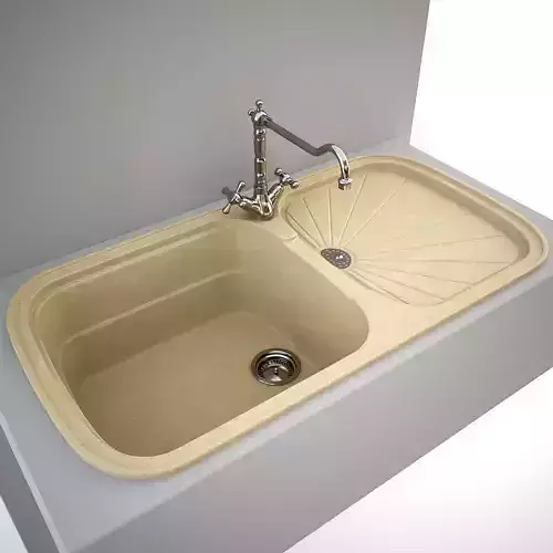 Kitchen Sink Animus G970 and tap Fantini Mediterraneo
