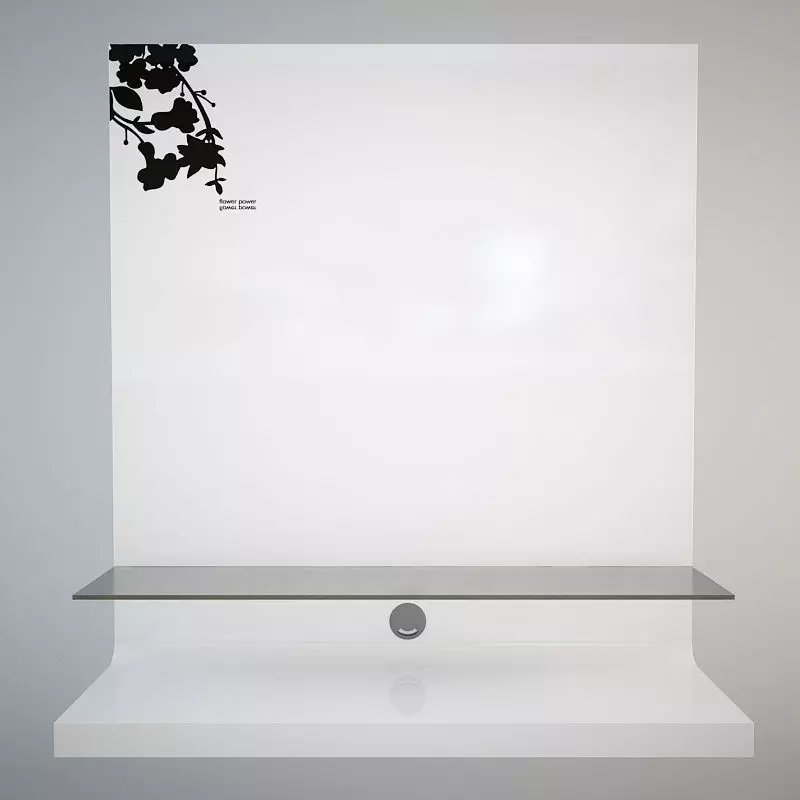 Modern TV stand Moda Look Low-poly 3D model_0