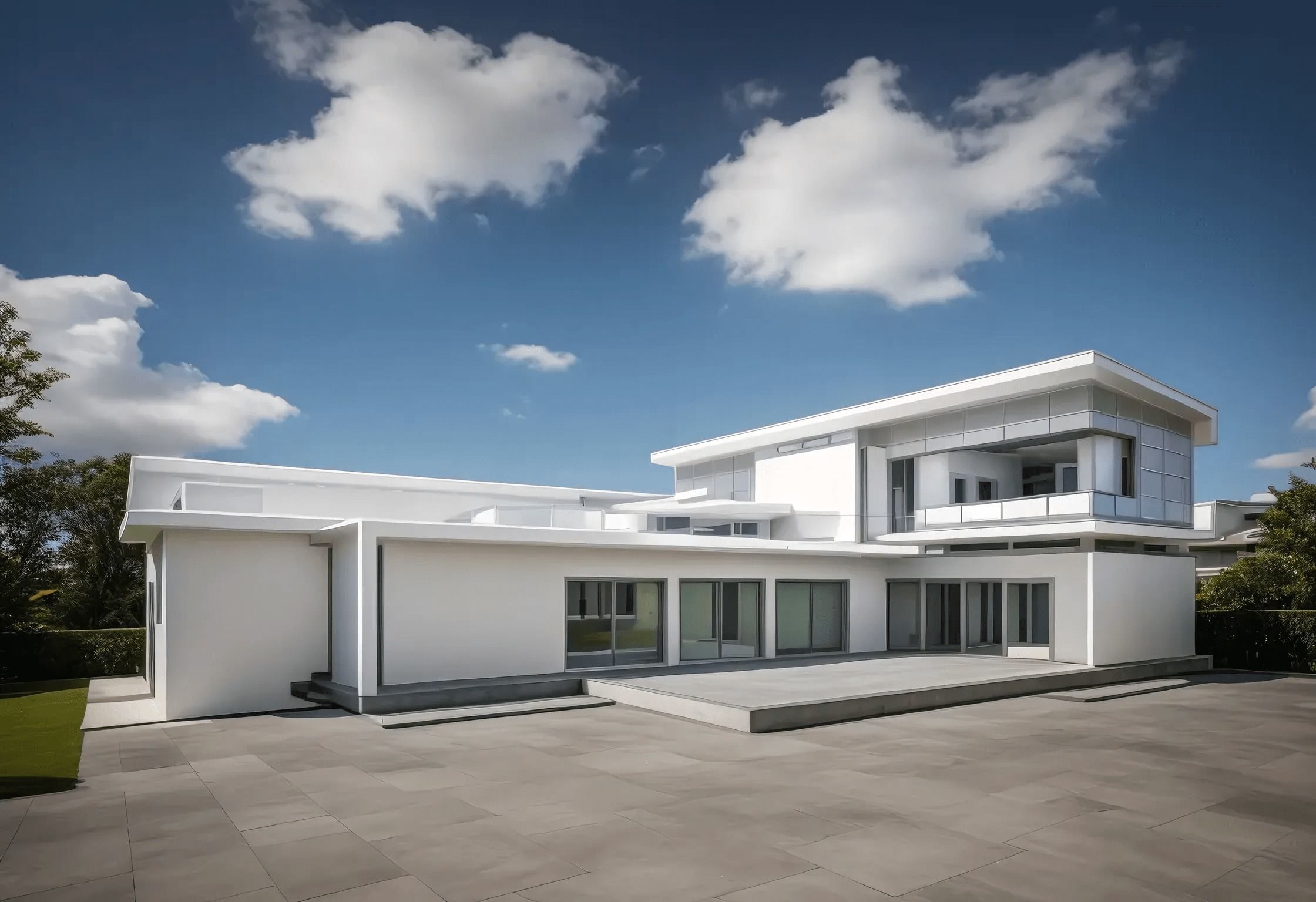 Katonah Residential Villa Revit Model Low-poly 3D model_4