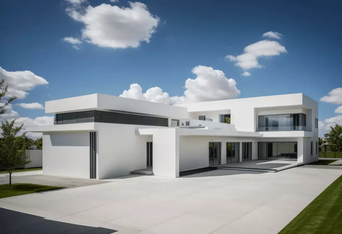 Katonah Residential Villa Revit Model Low-poly 3D model_0