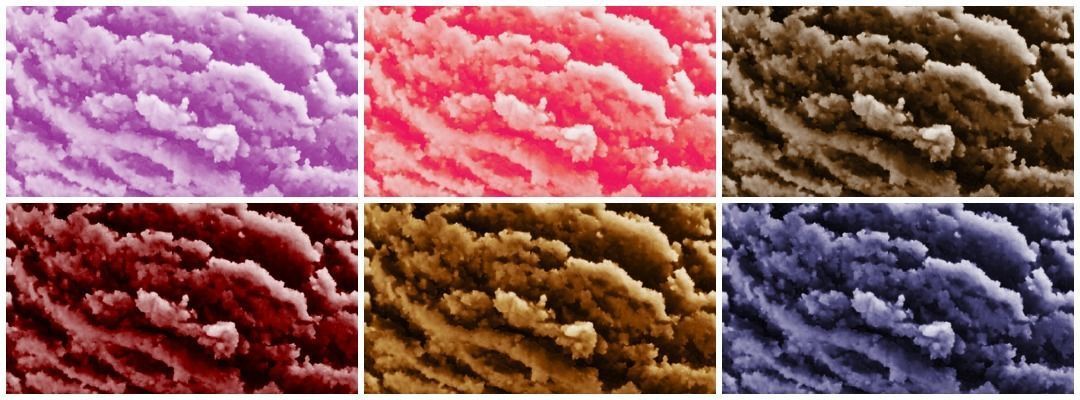 icecream tilable material in 12 colours ready to render Low-poly 3D model_5