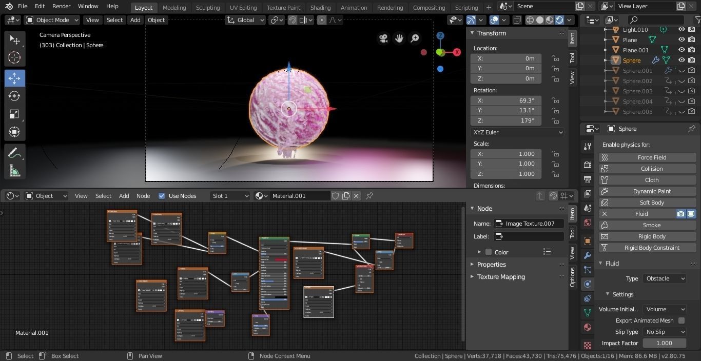 icecream tilable material in 12 colours ready to render Low-poly 3D model_6