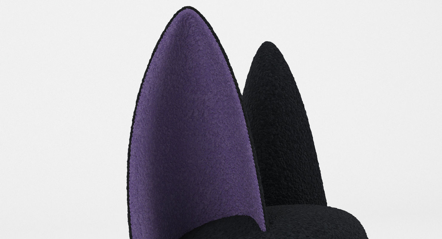 Jiji Black Cat Toy Low-poly 3D model_8