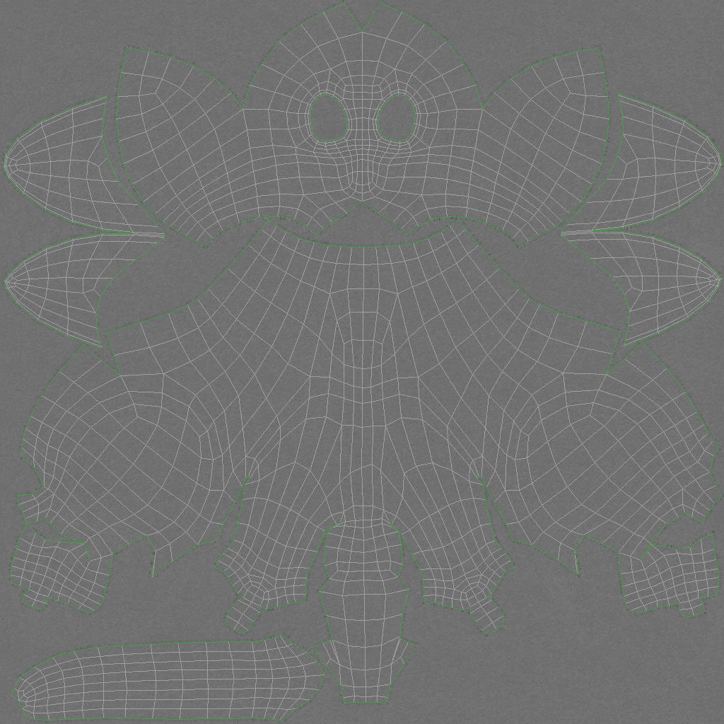 Jiji Black Cat Toy Low-poly 3D model_17