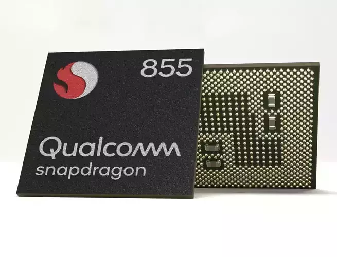 Photorealistic Mobile Chip - Snapdragon 855 3D model