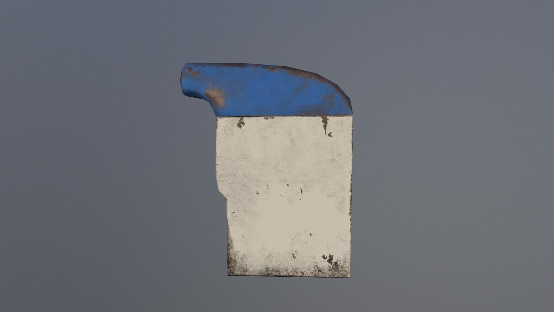 Mail Box Low-poly 3D model_6