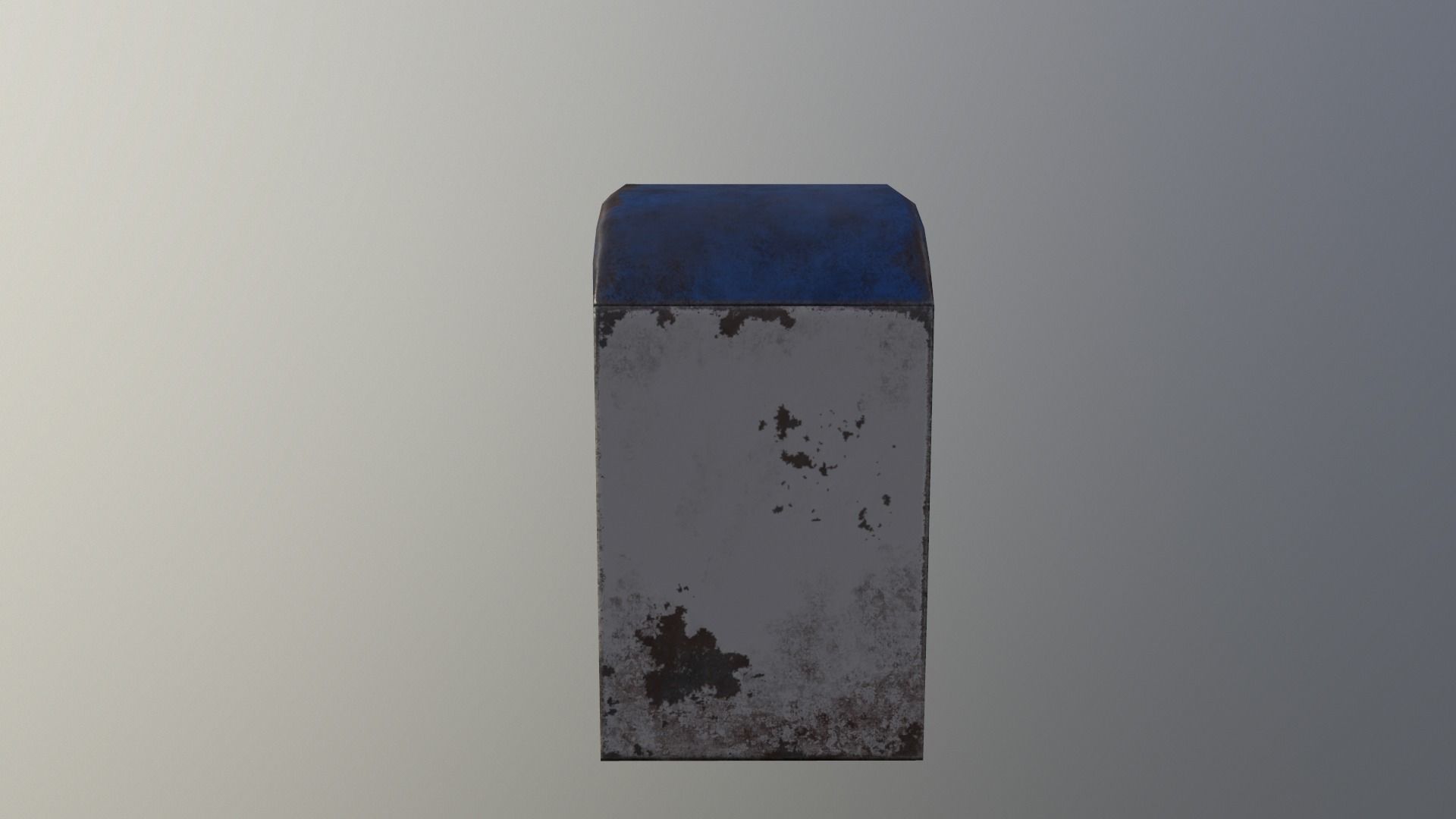 Mail Box Low-poly 3D model_8