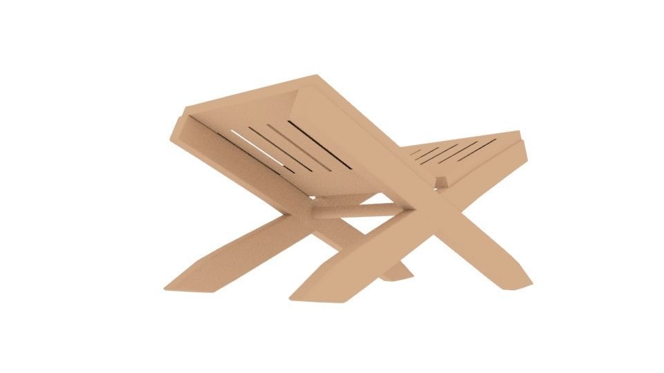 Quran Table Low-poly 3D model_2