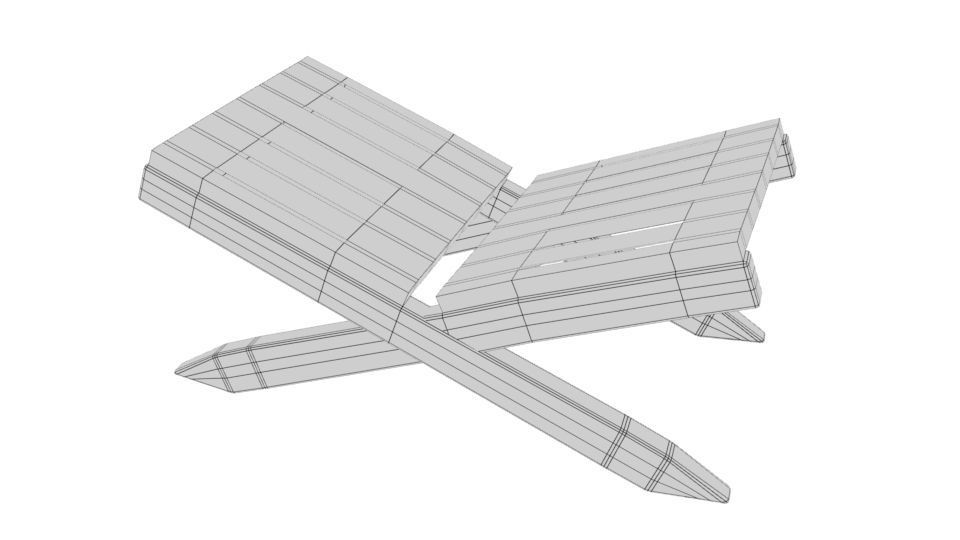 Quran Table Low-poly 3D model_3