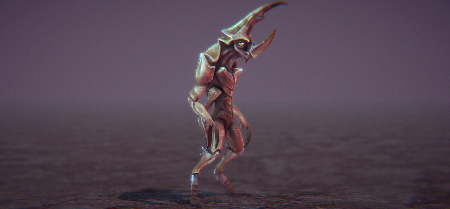 Insect Characters Low-poly 3D model_20