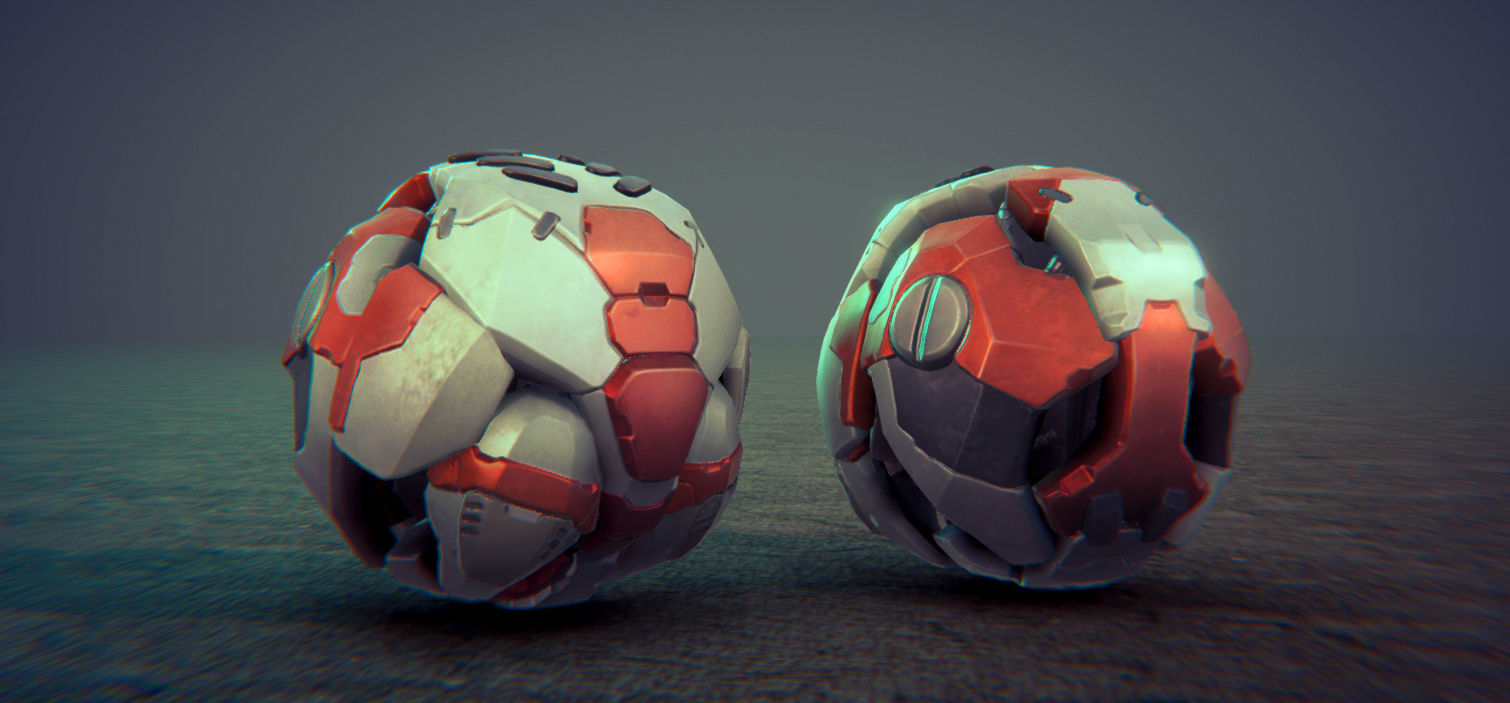 Robot Warriors Low-poly 3D model_15