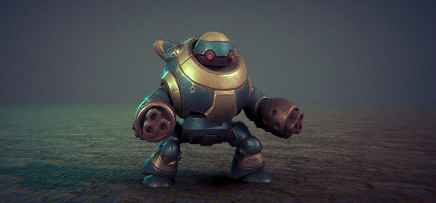 Robot Warriors Low-poly 3D model_8