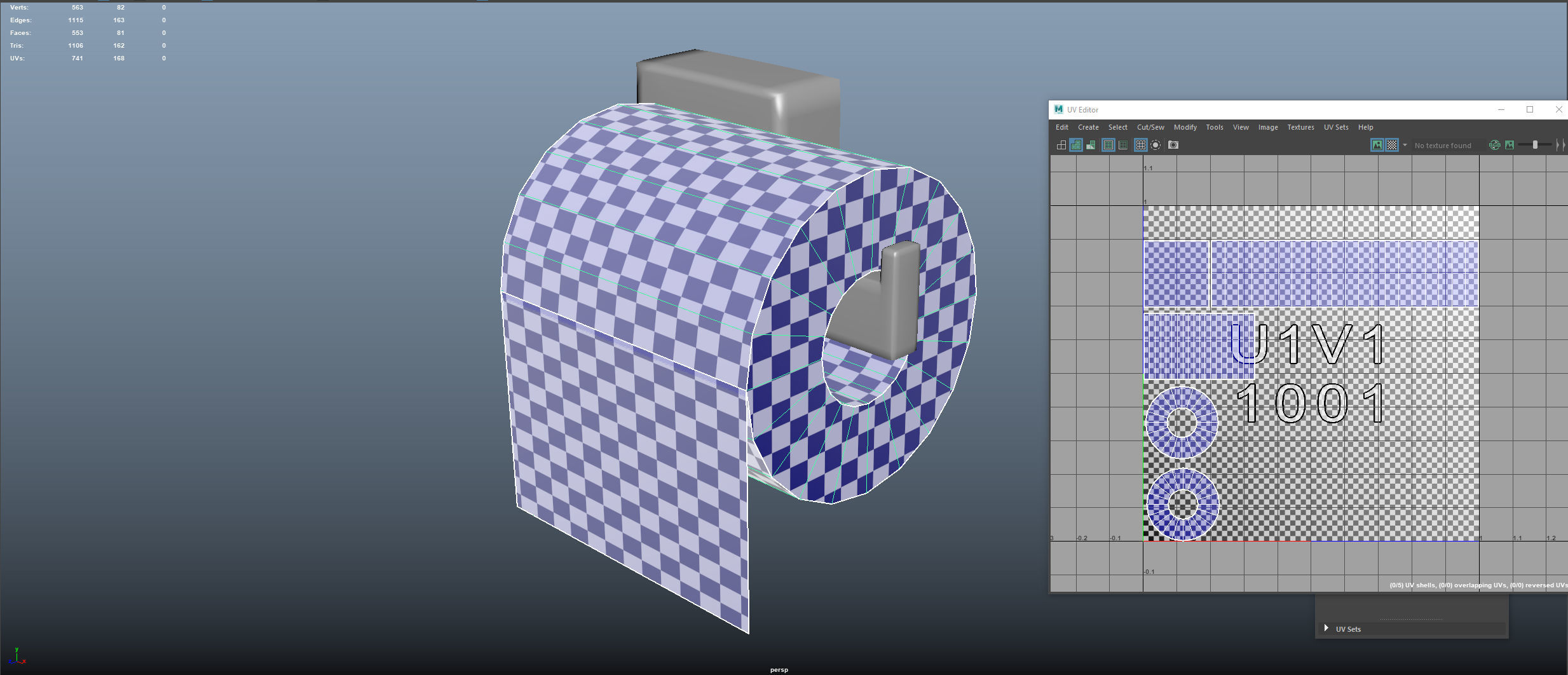 Toilet Paper Low-poly 3D model_7