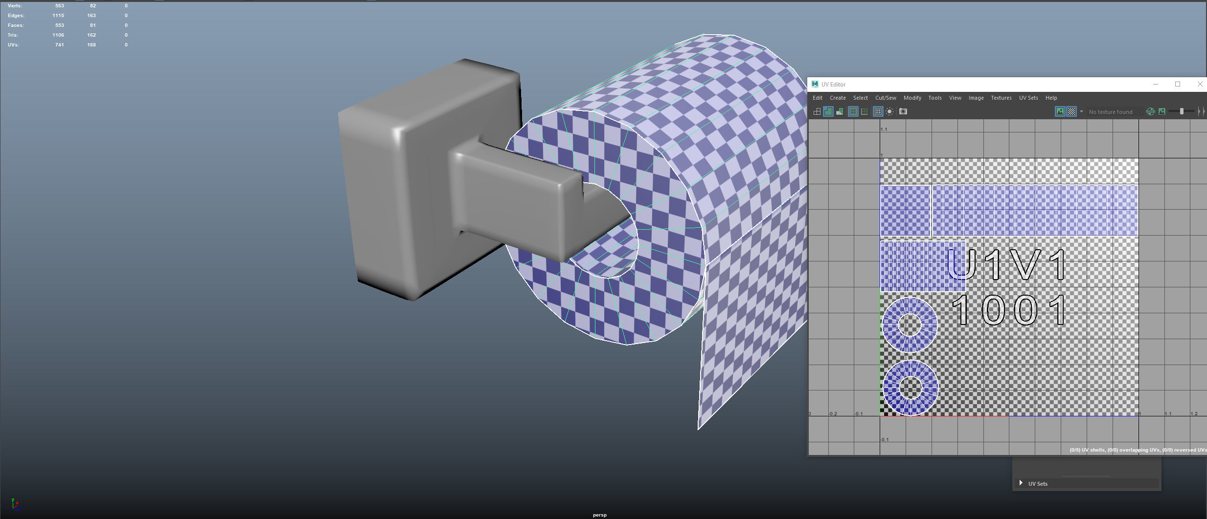 Toilet Paper Low-poly 3D model_9