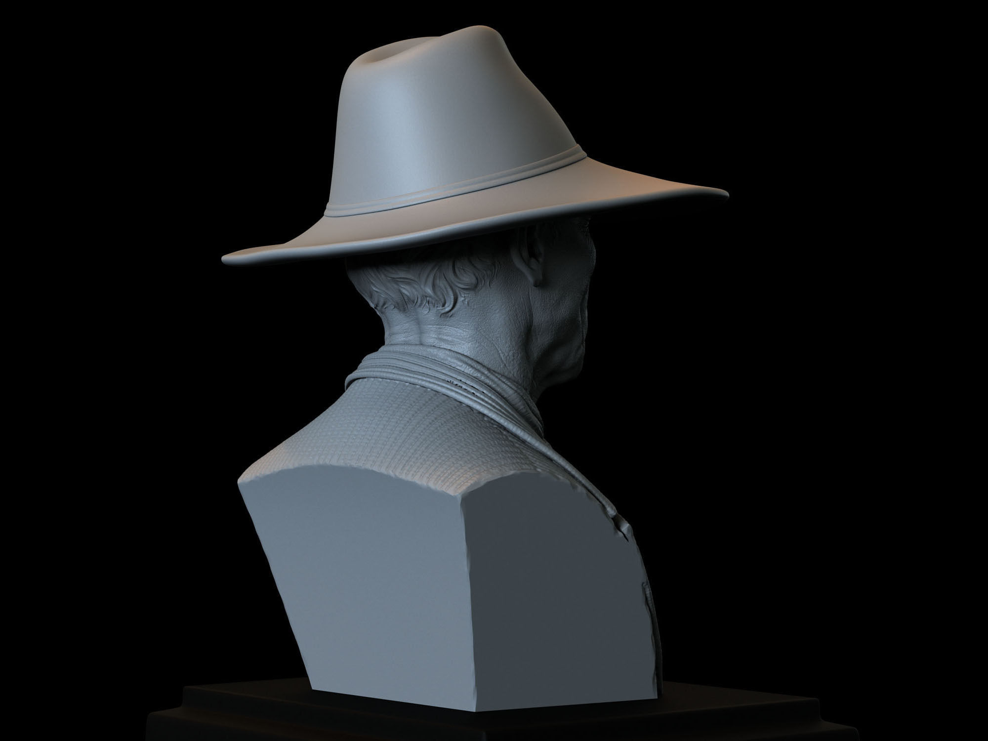 Ed Harris Man In Black from Westworld TV show 3D print model_6