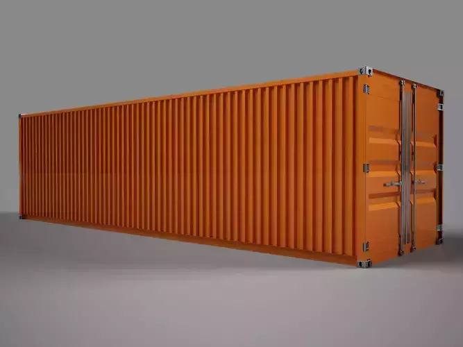 Containers orange shipping container