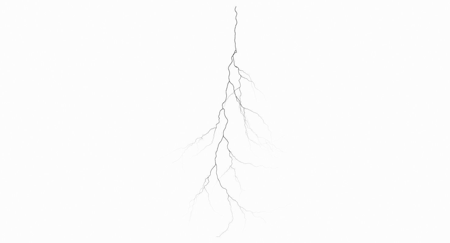 Realistic 3D Lightning CA-02 Low-poly 3D model_8
