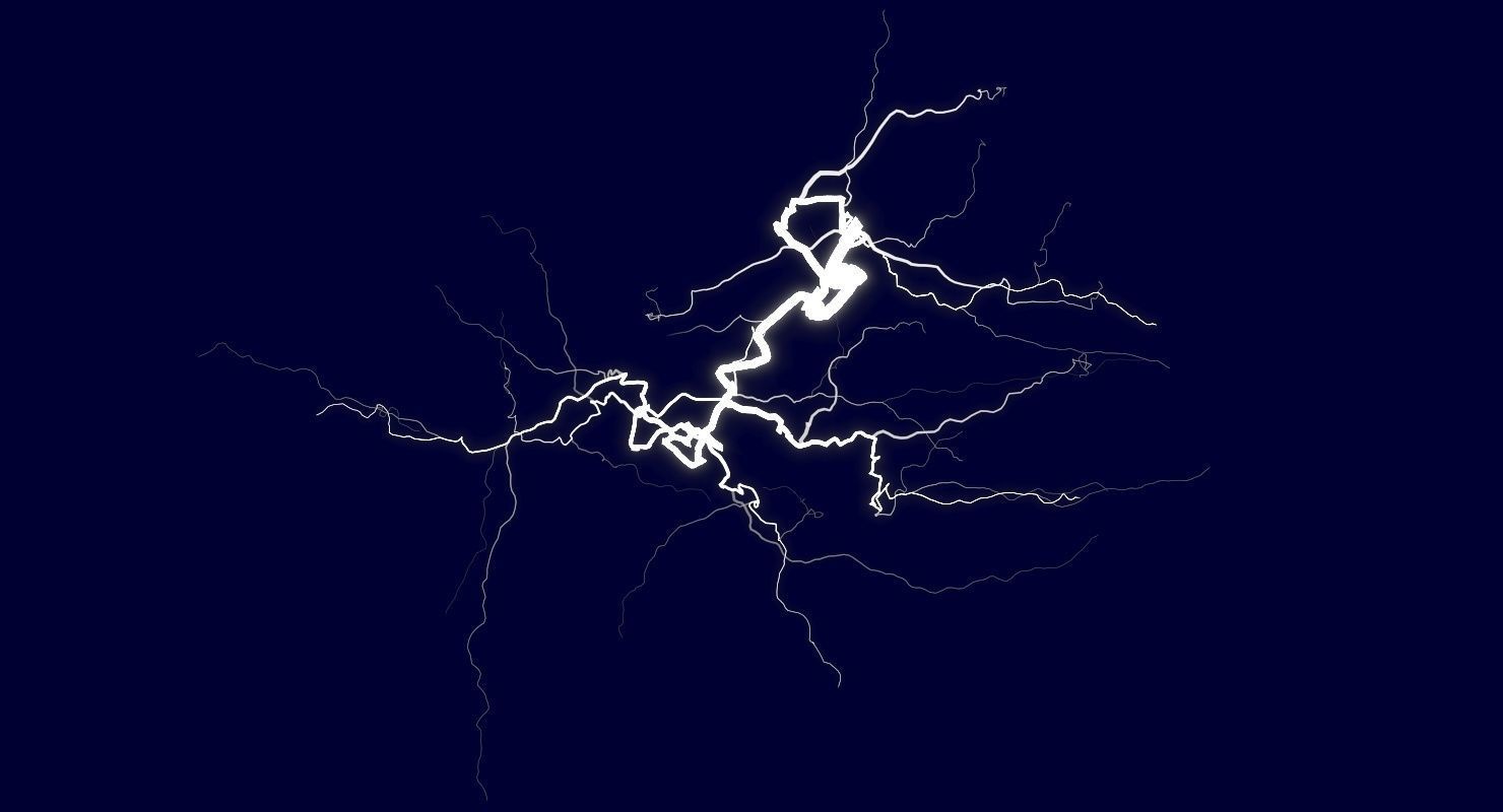 Realistic 3D Lightning CA-02 Low-poly 3D model_6